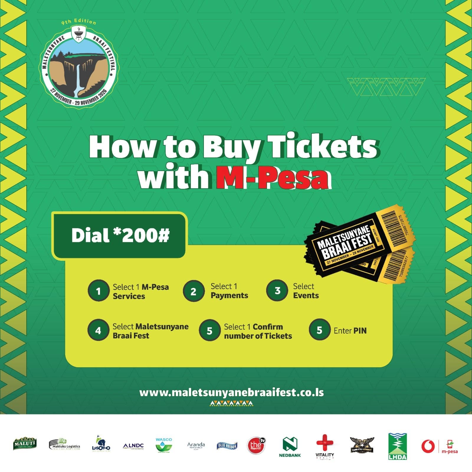 How to Buy Tickets with M-Pesa
