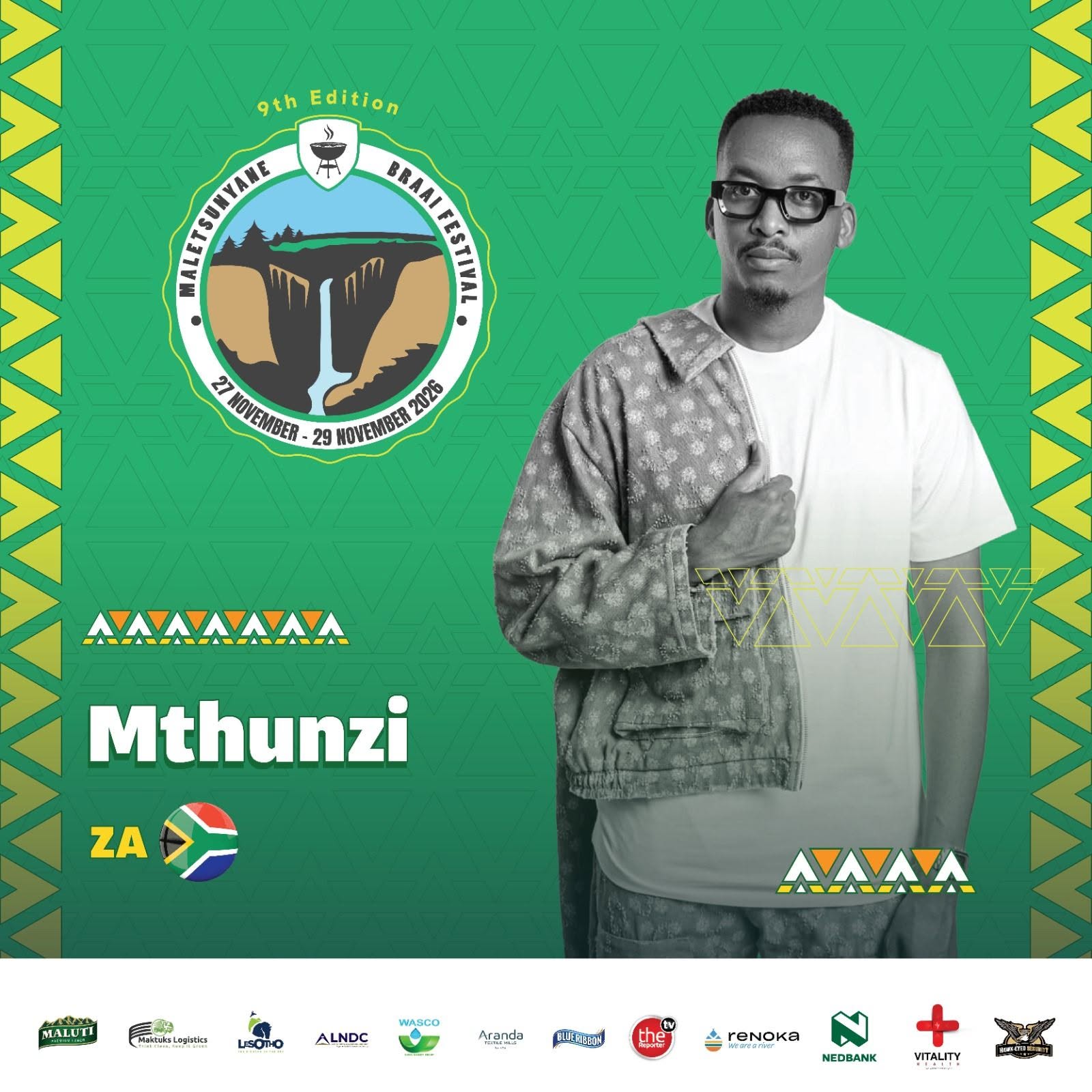 Mthunzi is Coming to Maletsunyane Braai Festival!