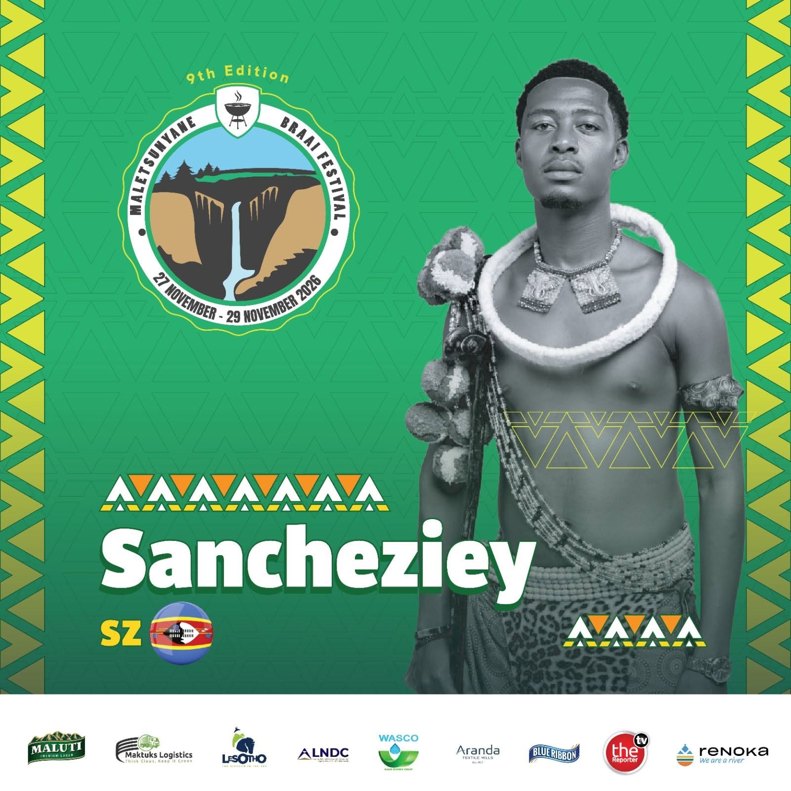 Sanchezley Joins the Lineup — All the Way from Eswatini!
