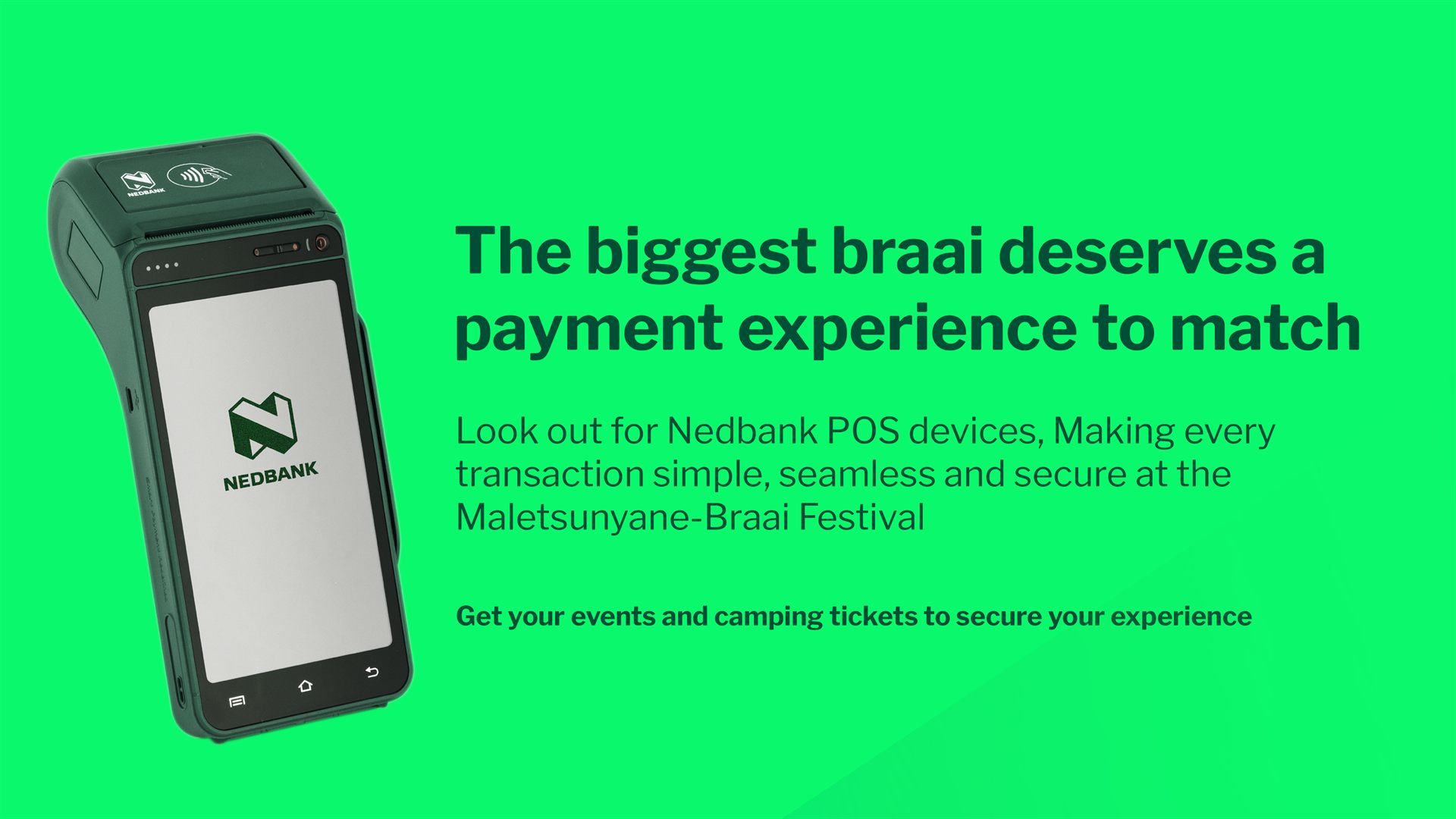 Nedbank - The biggest braai deserves a payment experience to match